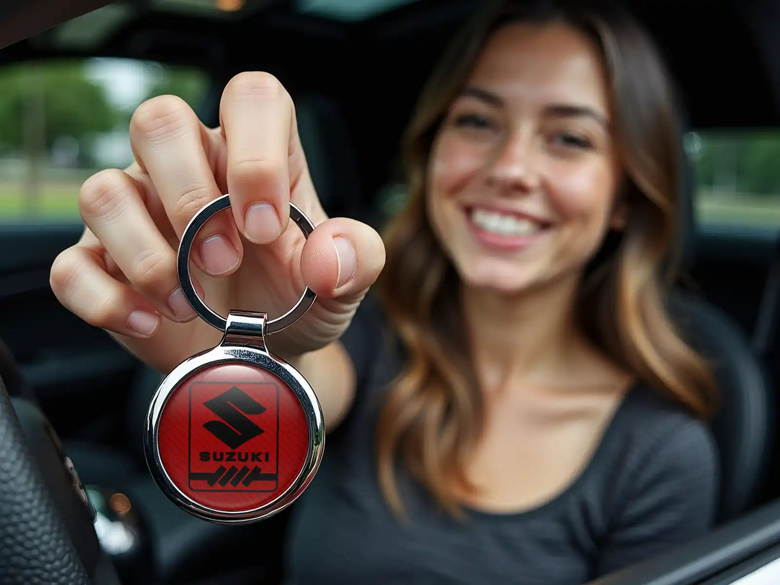 Suzuki Llavero Coche Anillo Aleación Tuning